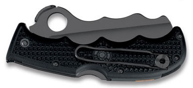 Spyderco Assist Black Blade Knife - Closed